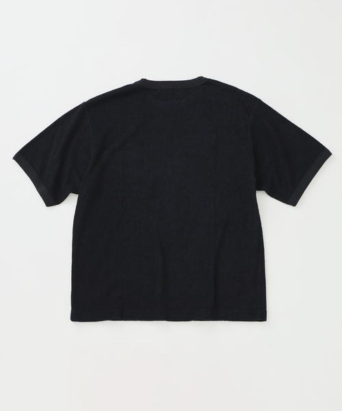 JOURNAL STANDARD J.S HOMESTEAD(ジャーナルスタンダードホームステッド)の「Stead / パイル リンガー ワイド ポケット Tシャツ(Tシャツ/カットソー・メンズ・ブラック/アイボリー/ブラウン/ピンク・MEDIUM/LARGE)」の9枚目の写真