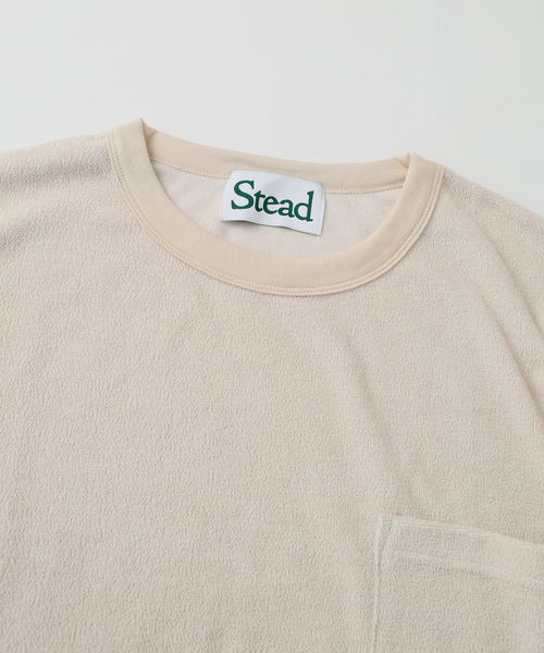 JOURNAL STANDARD J.S HOMESTEAD(ジャーナルスタンダードホームステッド)の「Stead / パイル リンガー ワイド ポケット Tシャツ(Tシャツ/カットソー・メンズ・ブラック/アイボリー/ブラウン/ピンク・MEDIUM/LARGE)」の12枚目の写真