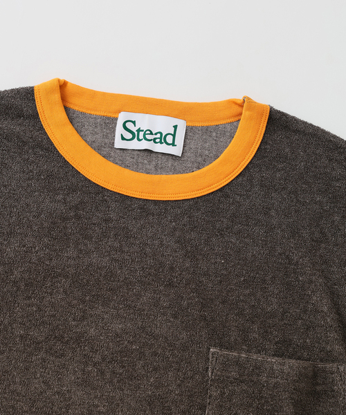 JOURNAL STANDARD J.S HOMESTEAD(ジャーナルスタンダードホームステッド)の「Stead / パイル リンガー ワイド ポケット Tシャツ(Tシャツ/カットソー・メンズ・ブラック/アイボリー/ブラウン/ピンク・MEDIUM/LARGE)」の14枚目の写真
