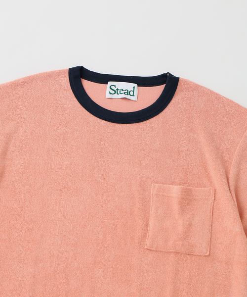 JOURNAL STANDARD J.S HOMESTEAD(ジャーナルスタンダードホームステッド)の「Stead / パイル リンガー ワイド ポケット Tシャツ(Tシャツ/カットソー・メンズ・ブラック/アイボリー/ブラウン/ピンク・MEDIUM/LARGE)」の16枚目の写真