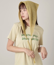 OFROOM | Logo Tee Knit Stole Set|ロゴTeeニットストールセット(Tシャツ/カットソー)