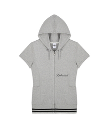 SY ANGEL HOOD ZIP UP(GRAY)
