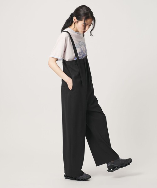 BEAUTY&YOUTH UNITED ARROWS(ビューティーアンドユースユナイテッドアローズ)の「ベルトストラップ オールインワン ウォッシャブル(つなぎ/オールインワン・レディース・モカ/ブラック・M/S)」の3枚目の写真