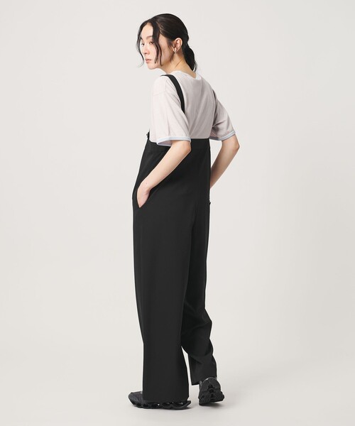 BEAUTY&YOUTH UNITED ARROWS(ビューティーアンドユースユナイテッドアローズ)の「ベルトストラップ オールインワン ウォッシャブル(つなぎ/オールインワン・レディース・モカ/ブラック・M/S)」の5枚目の写真