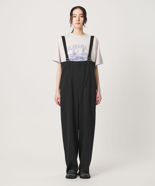 BEAUTY&YOUTH UNITED ARROWS(ビューティーアンドユースユナイテッドアローズ)の「ベルトストラップ オールインワン ウォッシャブル(つなぎ/オールインワン・レディース・モカ/ブラック・M/S)」の9枚目の写真