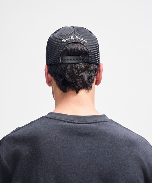 DEUS EX MACHINA(デウスエクスマキナ)の「MALDEN TRUCKER コットンメッシュキャップ(キャップ・メンズ・ブラック/ブルー/レッド・OS)」の10枚目の写真