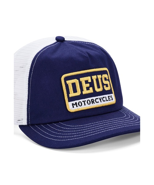 DEUS EX MACHINA(デウスエクスマキナ)の「MALDEN TRUCKER コットンメッシュキャップ(キャップ・メンズ・ブラック/ブルー/レッド・OS)」の17枚目の写真