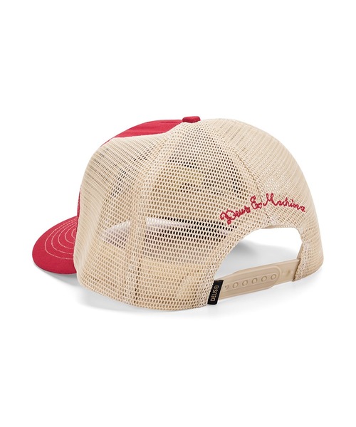 DEUS EX MACHINA(デウスエクスマキナ)の「MALDEN TRUCKER コットンメッシュキャップ(キャップ・メンズ・ブラック/ブルー/レッド・OS)」の12枚目の写真