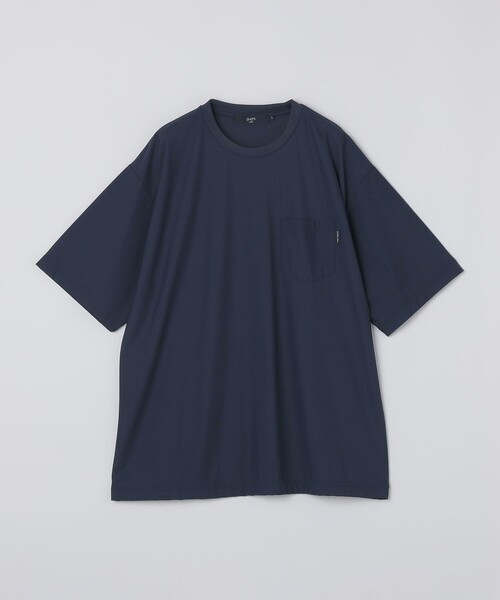 SHIPS Colors（シップス カラーズ）の「【WEB限定】SHIPS Colors:〈接触冷感〉カノコ Tシャツ ＆ ショーツ セット◇（Tシャツ/カットソー・メンズ・ネイビー/ブラック/グレー・MEDIUM/X-LARGE/LARGE）」の11枚目の写真