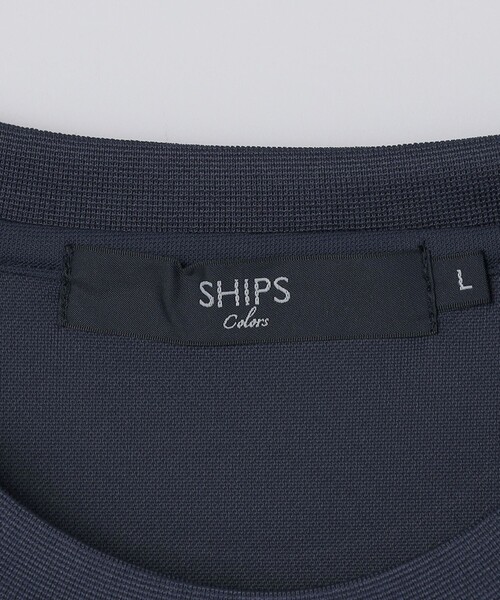 SHIPS Colors（シップス カラーズ）の「【WEB限定】SHIPS Colors:〈接触冷感〉カノコ Tシャツ ＆ ショーツ セット◇（Tシャツ/カットソー・メンズ・ネイビー/ブラック/グレー・MEDIUM/X-LARGE/LARGE）」の17枚目の写真