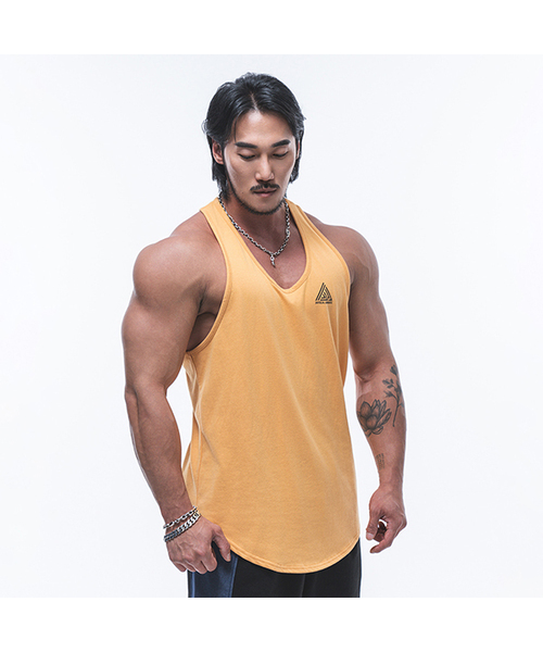 PHYSICAL GARMENTS（フィジカルガーメンツ）の「P2432 ライトシングル ビヨンド マッスルタンクトップ [4 COLOR]（Tシャツ/カットソー・メンズ・ブラック/イエロー/ブルー・LARGE/MEDIUM/X-LARGE/XX-LARGE）」の3枚目の写真