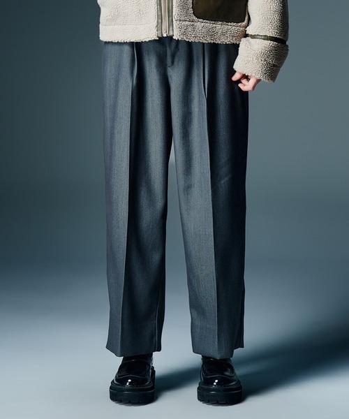 Grace Wide Slacks / グレースワイドスラックス（スラックス）｜glamb