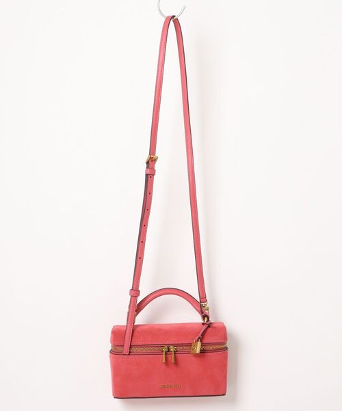 MICHAEL KORS(マイケルコース)の「JANA スエード コンバーチブル クロスボディバッグ エクストラスモール(ショルダーバッグ・レディース・ピンク系・FREE)」の4枚目の写真