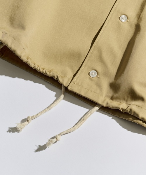 WETTEMPT（ウィテンプト）の「FAUX SUEDE COLLAR TWILL S/S SHIRT / フェイクスエードカラーツイルS/Sシャツ（シャツ/ブラウス・メンズ・ブラック/ベージュ・LARGE/MEDIUM/SMALL）」の21枚目の写真