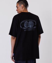 ADH ワールドワイド オーバーサイズ 半袖Tシャツ ブラック