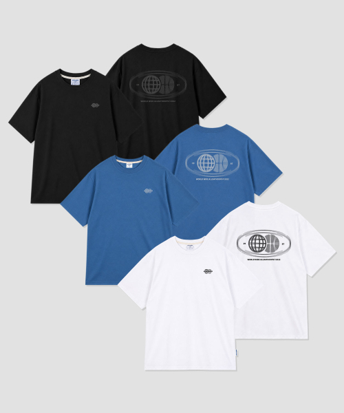 ALL DAY HOOPS(オールデイフープス)の「ADH ワールドワイド オーバーサイズ 半袖Tシャツ ブラック(Tシャツ/カットソー・メンズ・その他・1/2/3/WOMENS)」の4枚目の写真