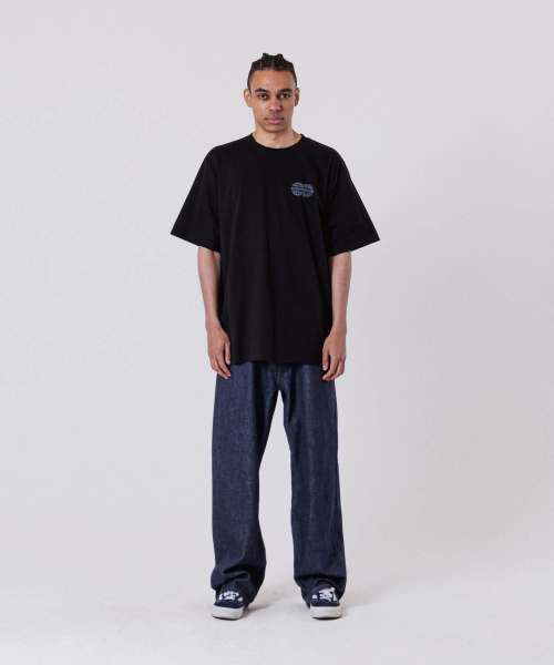 ALL DAY HOOPS(オールデイフープス)の「ADH ワールドワイド オーバーサイズ 半袖Tシャツ ブラック(Tシャツ/カットソー・メンズ・その他・1/2/3/WOMENS)」の5枚目の写真