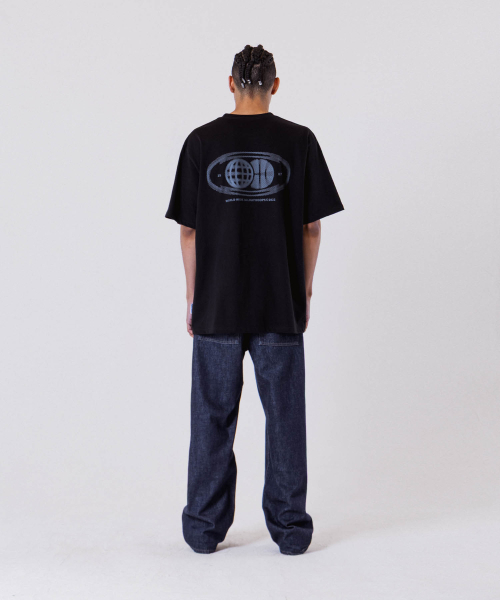ALL DAY HOOPS(オールデイフープス)の「ADH ワールドワイド オーバーサイズ 半袖Tシャツ ブラック(Tシャツ/カットソー・メンズ・その他・1/2/3/WOMENS)」の7枚目の写真