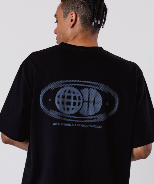 ALL DAY HOOPS(オールデイフープス)の「ADH ワールドワイド オーバーサイズ 半袖Tシャツ ブラック(Tシャツ/カットソー・メンズ・その他・1/2/3/WOMENS)」の11枚目の写真