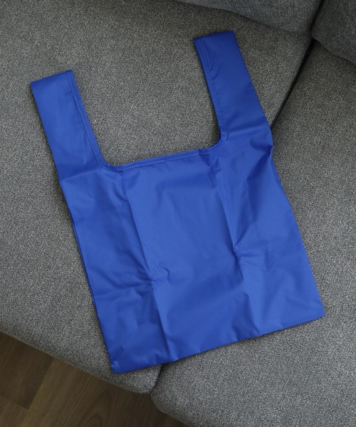 392 plusm（サンキューニプリュスエム）の「392plusm 392PLUSM PU ECO BAG_MINI サンキューニ プリュスエム PU エコバッグミニ ﾑｼﾞ（エコバッグ/サブバッグ・メンズ・イエロー/ブラック/ブルー/レッド・ONE）」の9枚目の写真
