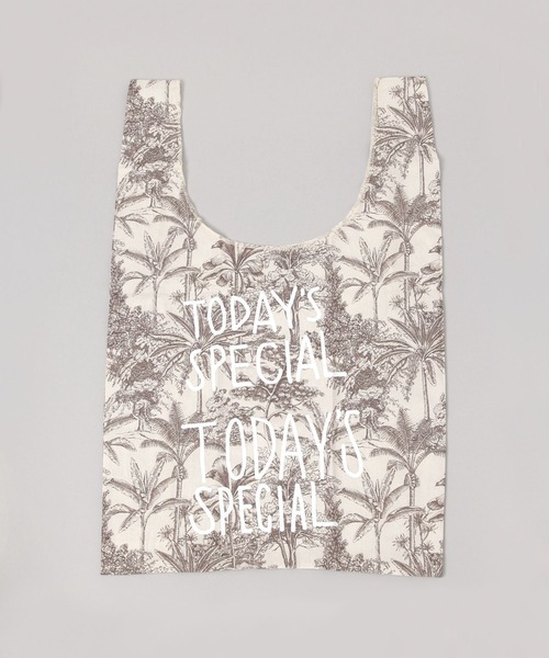TODAY'S SPECIAL(トゥデイズスペシャル)の「【先行予約】BOTANICAL MARCHE BAG M / 618994(エコバッグ/サブバッグ・レディース・レッド/ブラウン・FREE)」の6枚目の写真