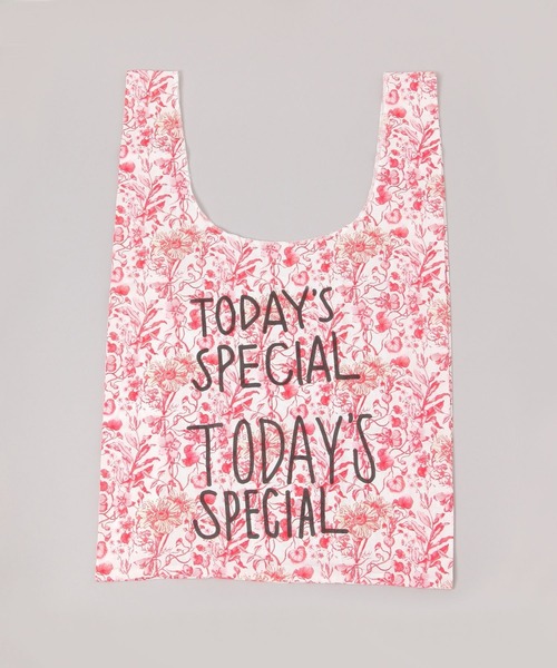 TODAY'S SPECIAL(トゥデイズスペシャル)の「【先行予約】BOTANICAL MARCHE BAG M / 618994(エコバッグ/サブバッグ・レディース・レッド/ブラウン・FREE)」の12枚目の写真