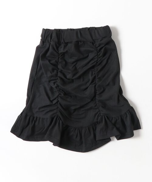 ALLuRing ChaRm(アリュリングチャーム)の「Gathered Mermaid Mini Skirt / ギャザーマーメイドミニスカート(スカート・レディース・ブラック/ホワイト・M/S)」の11枚目の写真