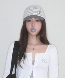 DUO STRIPE BALL CAP / GRAY