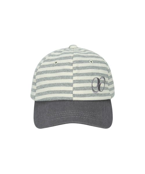 ASON(アズオン)の「DUO STRIPE BALL CAP / GRAY(キャップ・レディース・その他・FREE)」の2枚目の写真