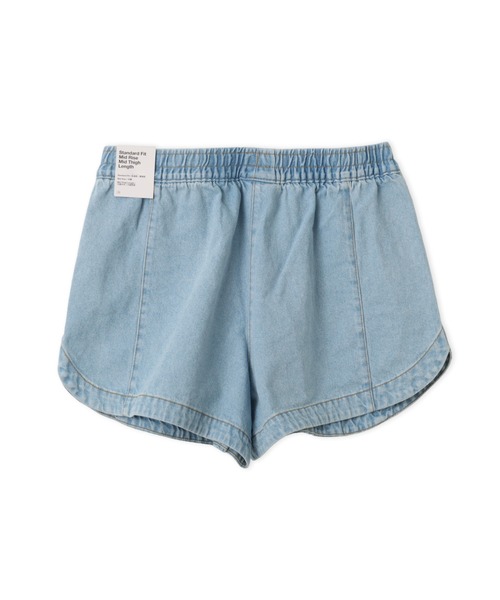NIKE（ナイキ）の「NIKE AS W NK WR DENIM SHORT / ナイキ ウィメンズ WR デニム ショート 【SP】（デニムパンツ・レディース・ライトインディゴブルー・S/M/L）」の5枚目の写真