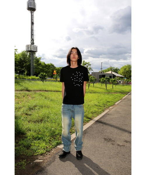 ERSCO(イーアルエスコ)の「マルチロゴTシャツ_ブラック(Tシャツ/カットソー・レディース・その他・X-LARGE/MEDIUM/LARGE)」の4枚目の写真