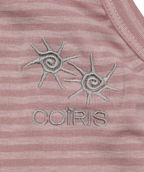 COIRIS(コイリス)の「ジュディストライプスリーブレスナシ (2カラー)(Tシャツ/カットソー・レディース・ブラック/ピンク・FREE)」の5枚目の写真