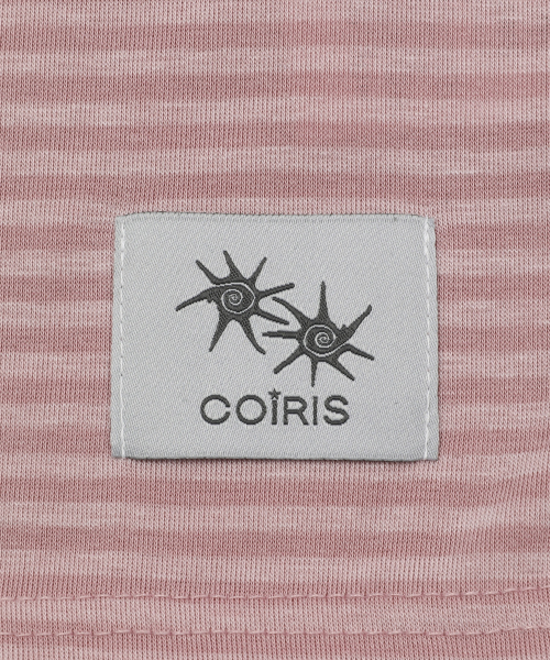 COIRIS(コイリス)の「ジュディストライプスリーブレスナシ (2カラー)(Tシャツ/カットソー・レディース・ブラック/ピンク・FREE)」の6枚目の写真