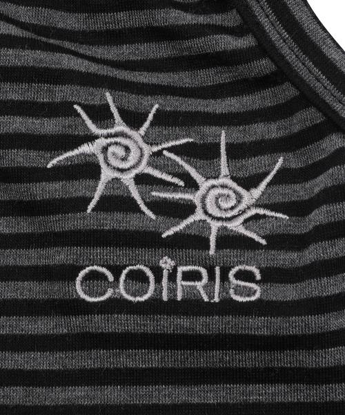 COIRIS(コイリス)の「ジュディストライプスリーブレスナシ (2カラー)(Tシャツ/カットソー・レディース・ブラック/ピンク・FREE)」の10枚目の写真