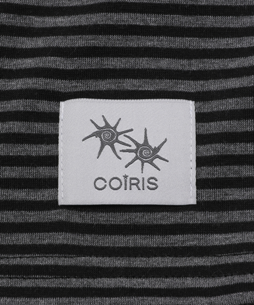 COIRIS(コイリス)の「ジュディストライプスリーブレスナシ (2カラー)(Tシャツ/カットソー・レディース・ブラック/ピンク・FREE)」の11枚目の写真