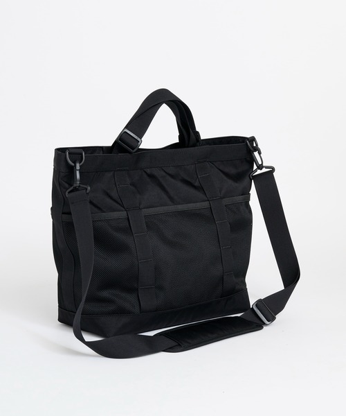 MIS(エムアイエス)の「MESH POCKET TOTE BAG(トートバッグ・メンズ・ブラック/オリーブ・ONESIZE)」の7枚目の写真