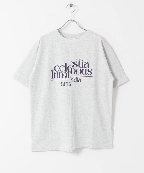 SENSE OF PLACE by URBAN RESEARCH(センスオブプレイスバイアーバンリサーチ)の「アシメグラフィックショートスリーブTシャツ(Tシャツ/カットソー・メンズ・イエロー/グレー/ブルー・MEDIUM/LARGE)」の10枚目の写真