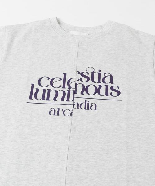 SENSE OF PLACE by URBAN RESEARCH(センスオブプレイスバイアーバンリサーチ)の「アシメグラフィックショートスリーブTシャツ(Tシャツ/カットソー・メンズ・イエロー/グレー/ブルー・MEDIUM/LARGE)」の11枚目の写真