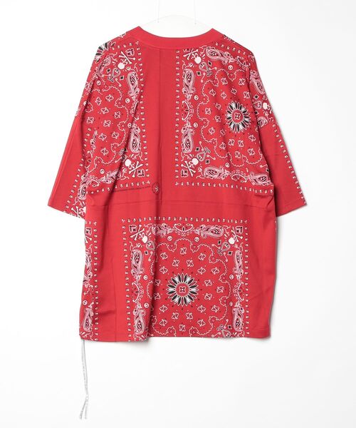mastermind JAPAN(マスターマインド)の「BOXY BANDANNA TEE(Tシャツ/カットソー・メンズ・レッド系その他・XL)」の2枚目の写真