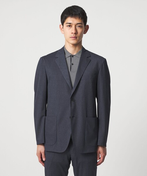 UNITED ARROWS(ユナイテッドアローズ)の「トリコット ソリッド シングル2ボタン テーラードジャケット UA COZY ウォッシャブル ストレッチ 通気性(テーラードジャケット・メンズ・ネイビー・XXL/L/XL/M/S)」の5枚目の写真