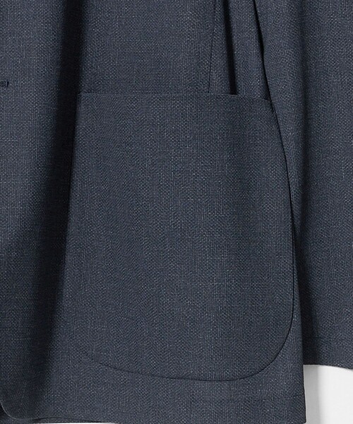 UNITED ARROWS(ユナイテッドアローズ)の「トリコット ソリッド シングル2ボタン テーラードジャケット UA COZY ウォッシャブル ストレッチ 通気性(テーラードジャケット・メンズ・ネイビー・XXL/L/XL/M/S)」の9枚目の写真