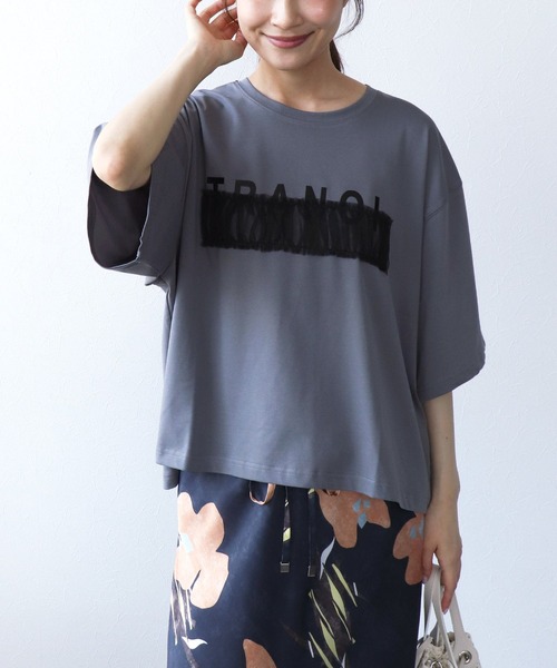 TRANOIワイドTシャツ（Tシャツ/カットソー）｜TRANOI（トラノイ）の