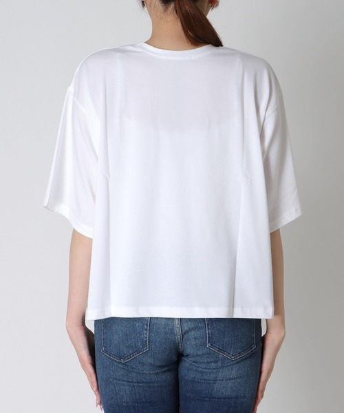 TRANOI（トラノイ）の「TRANOIワイドTシャツ（Tシャツ/カットソー・レディース・ホワイト・38）」の12枚目の写真