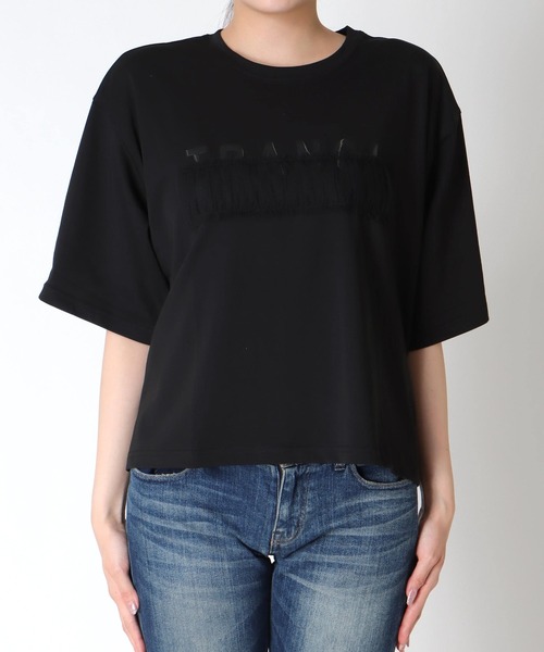 TRANOI（トラノイ）の「TRANOIワイドTシャツ（Tシャツ/カットソー・レディース・ホワイト・38）」の21枚目の写真