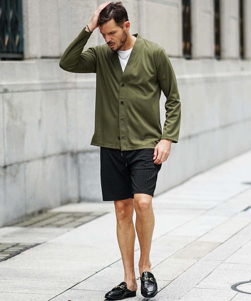 JOKER(ジョーカー)の「ふくれダイヤ柄ハーフパンツ メンズ ショーツ 夏服(その他パンツ・メンズ・ネイビー/ブラウン/チャコール/ブラック/ホワイト・XXL/XL/M/L/S)」の16枚目の写真