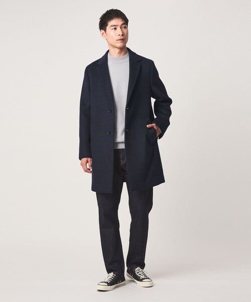 green label relaxing(グリーンレーベルリラクシング)の「S100 ビーバー チェスターコート(チェスターコート・メンズ・その他1/モカ/ネイビー/ダークグレー・S/XS/XL/L/M)」の13枚目の写真