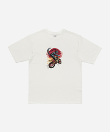 MODNINE（モディナイン）の「Sun Down - Oversized T-Shirt White（Tシャツ/カットソー）」