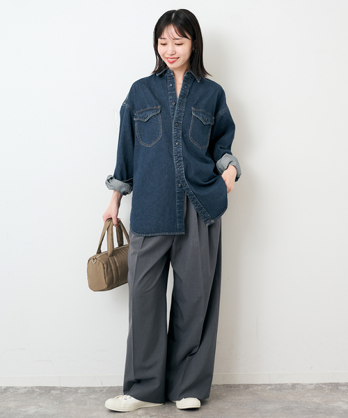 OUTDOOR PRODUCTS(アウトドアプロダクツ)の「OUTDOOR/アウトドア SLOBE別注 ナイロンダッフルバッグ(ショルダーバッグ・レディース・ボルドー/カーキ・FREE)」の17枚目の写真