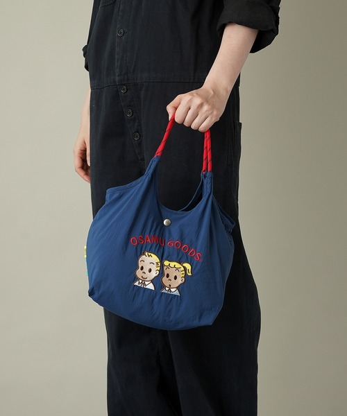 OSAMU GOODS(オサムグッズ)の「【unify × OSAMU GOODS(オサムグッズ)】軽撥水 ショルダーバッグ ハンドバッグ OTNS-02(ショルダーバッグ・レディース・グレー/ネイビー/ブルーグリーン/キャメル/レッド/アイボリー・ONE SIZE)」の14枚目の写真