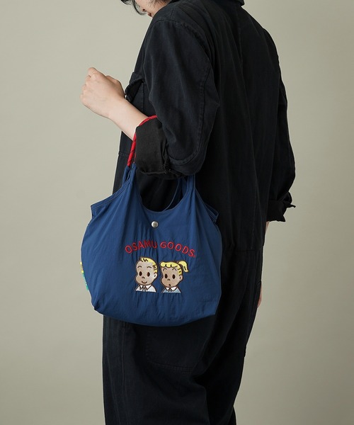 OSAMU GOODS(オサムグッズ)の「【unify × OSAMU GOODS(オサムグッズ)】軽撥水 ショルダーバッグ ハンドバッグ OTNS-02(ショルダーバッグ・レディース・グレー/ネイビー/ブルーグリーン/キャメル/レッド/アイボリー・ONE SIZE)」の15枚目の写真